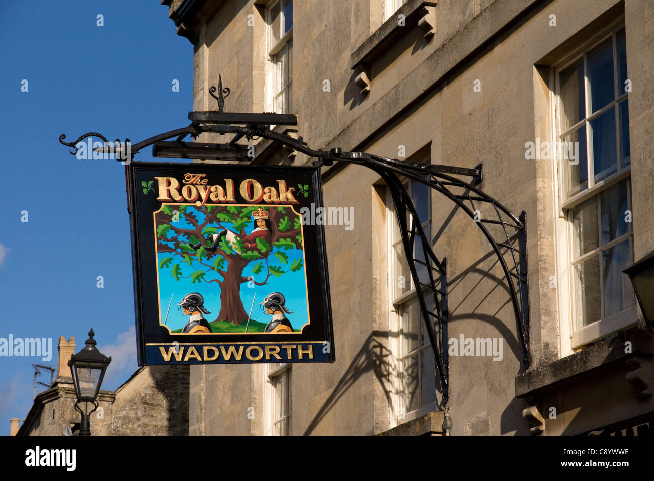 The Royal Oak Pub in Corsham Wiltshire england UK Stock Photo