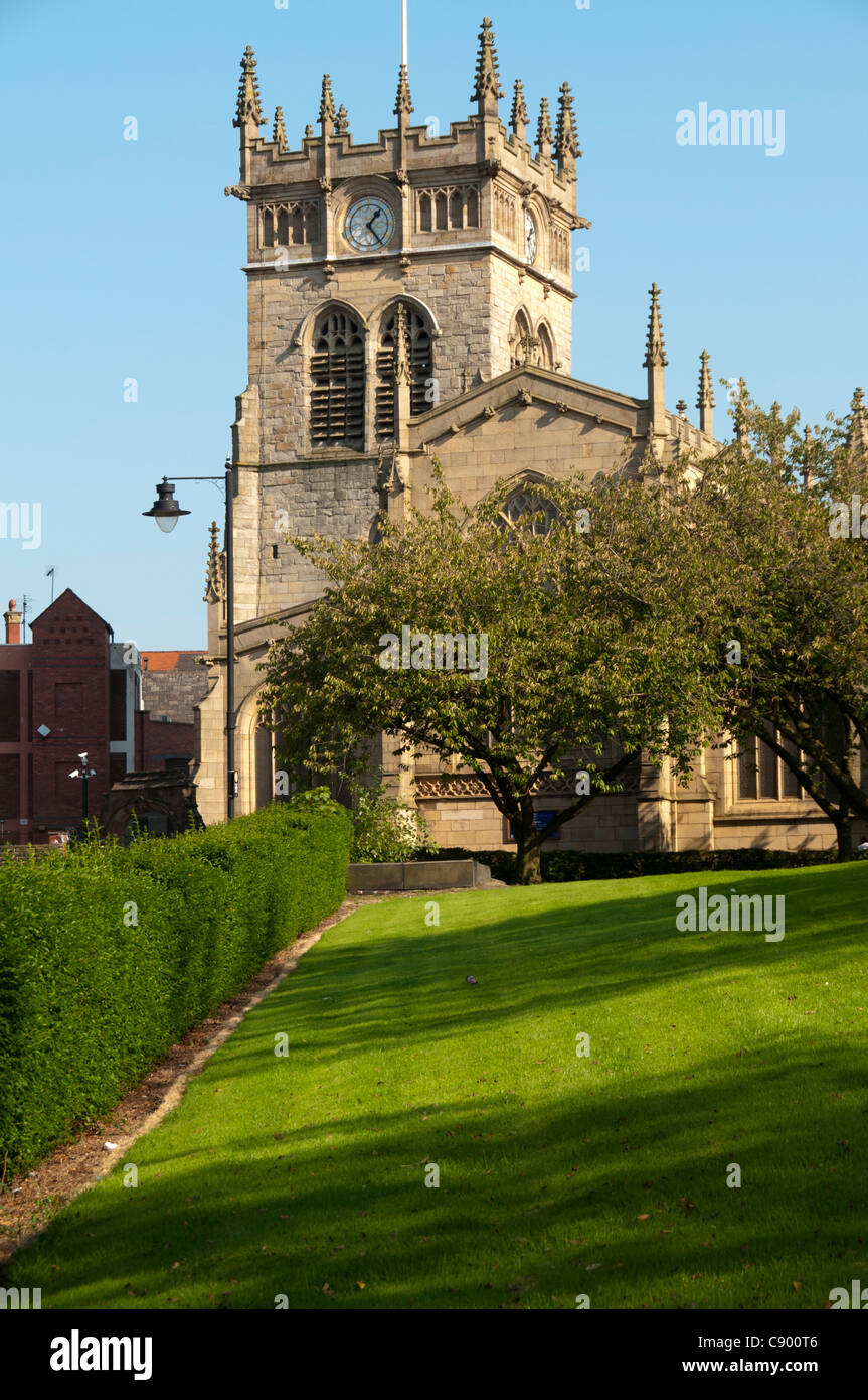 The Parish Church of All Saints, Wigan, Greater Manchester, England, UK Stock Photo