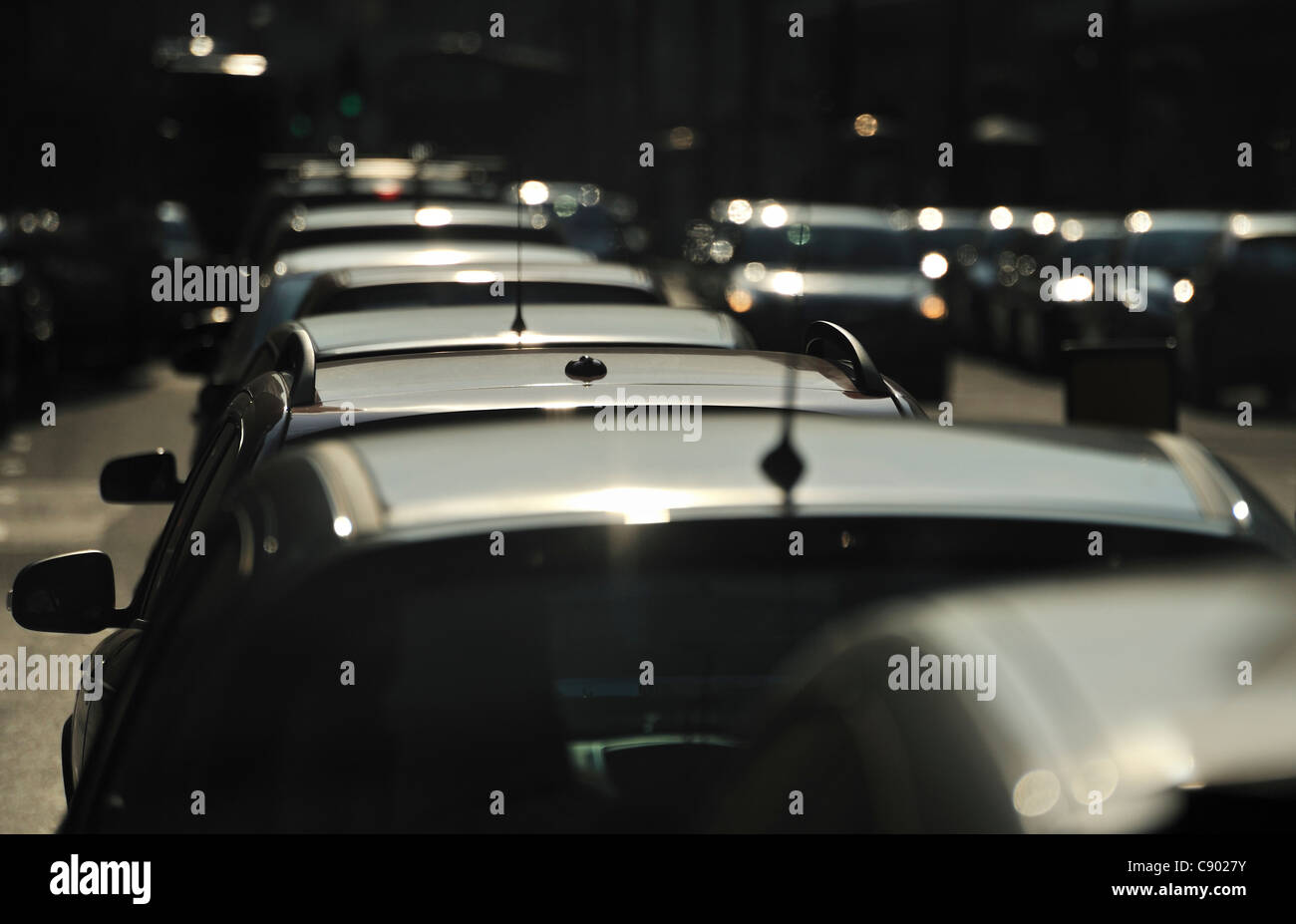 Bumper to bumper traffic in London, UK Stock Photo Alamy