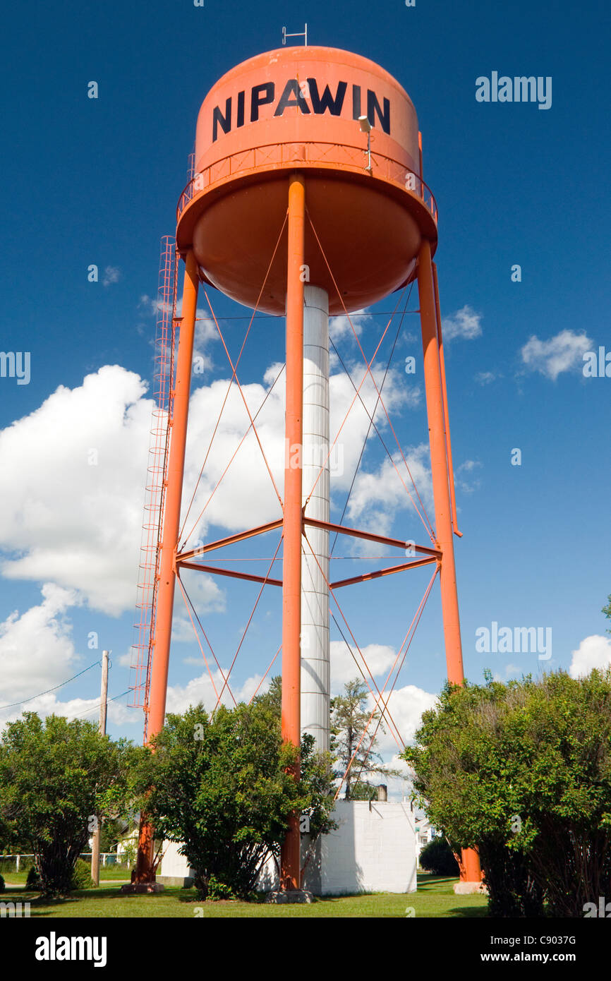Water tower, Nipawin, Saskatchewan Stock Photo Alamy