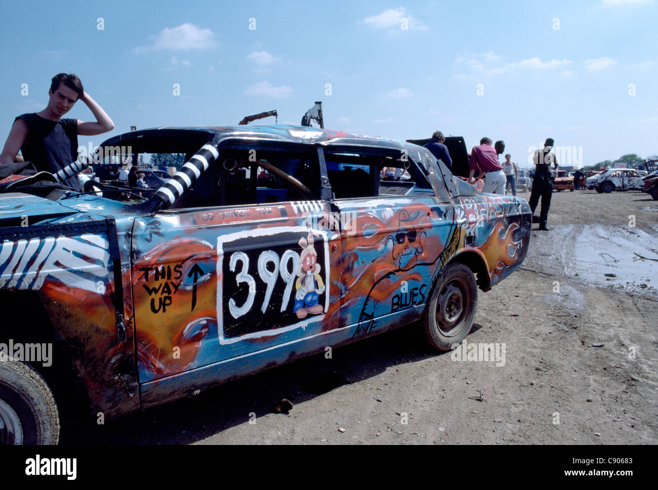 Banger racing, Prestwood, Buckinghamshire Stock Photo - Alamy Banger racing, Prestwood, Buckinghamshire Stock Photo - Alamy