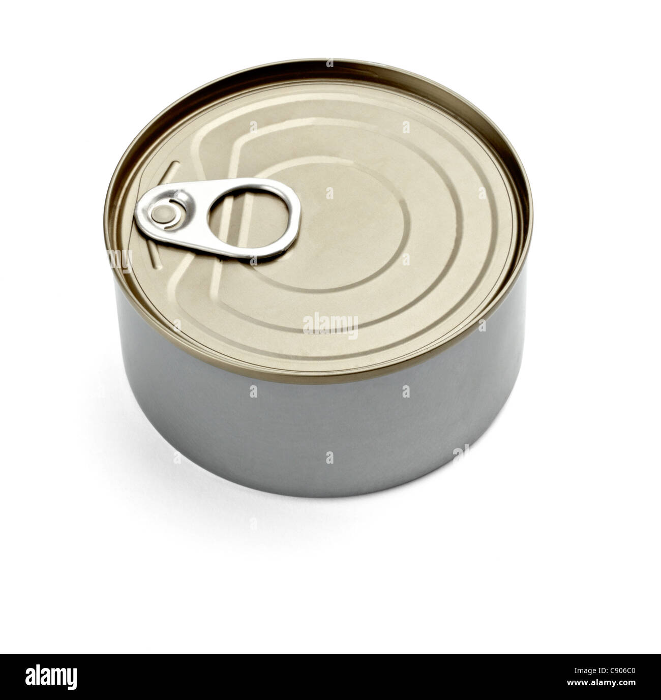 close up of aluminum tin can Stock Photo
