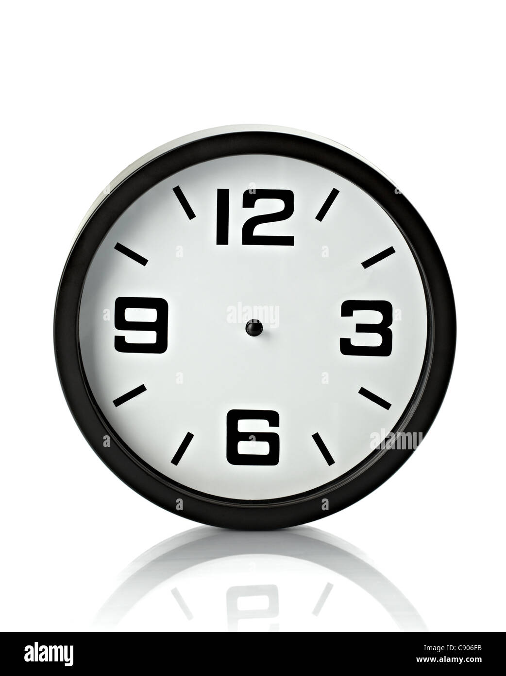 close up of a wall clock Stock Photo
