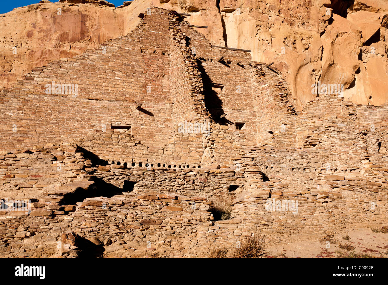 Pueblo Bonito ruin, Chaco Culture National Historical Park, New Mexico
