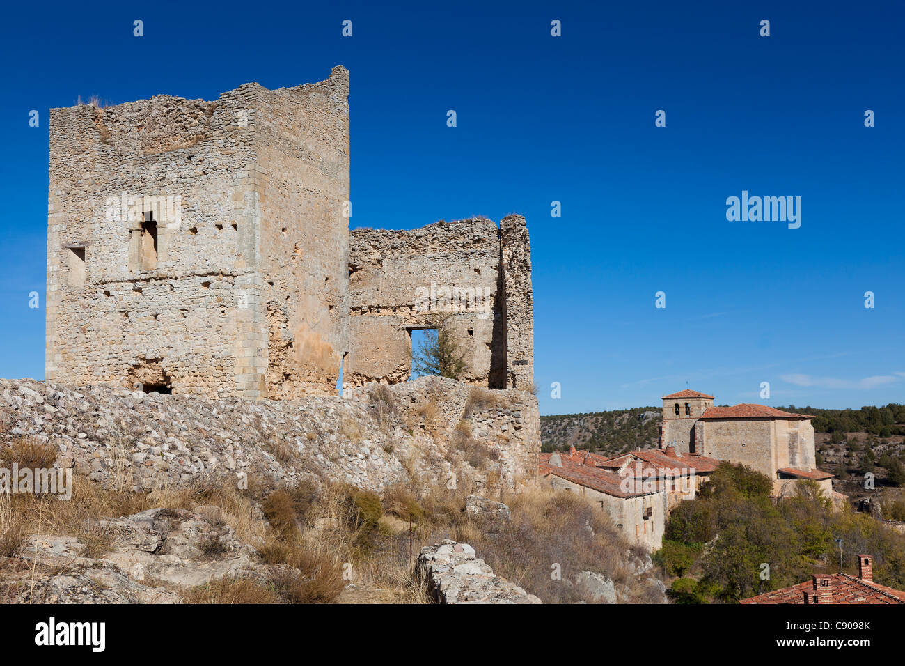 Soria spain castle hi-res stock photography and images - Alamy