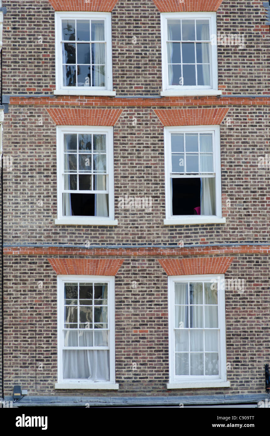 House windows, England, UK Stock Photo