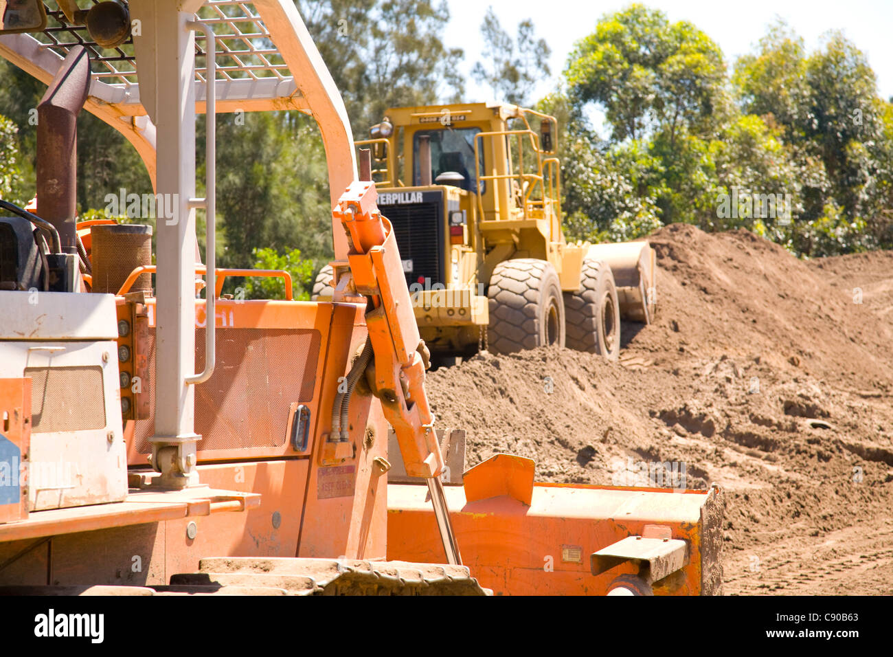 construction site plant and equipment Stock Photo Alamy