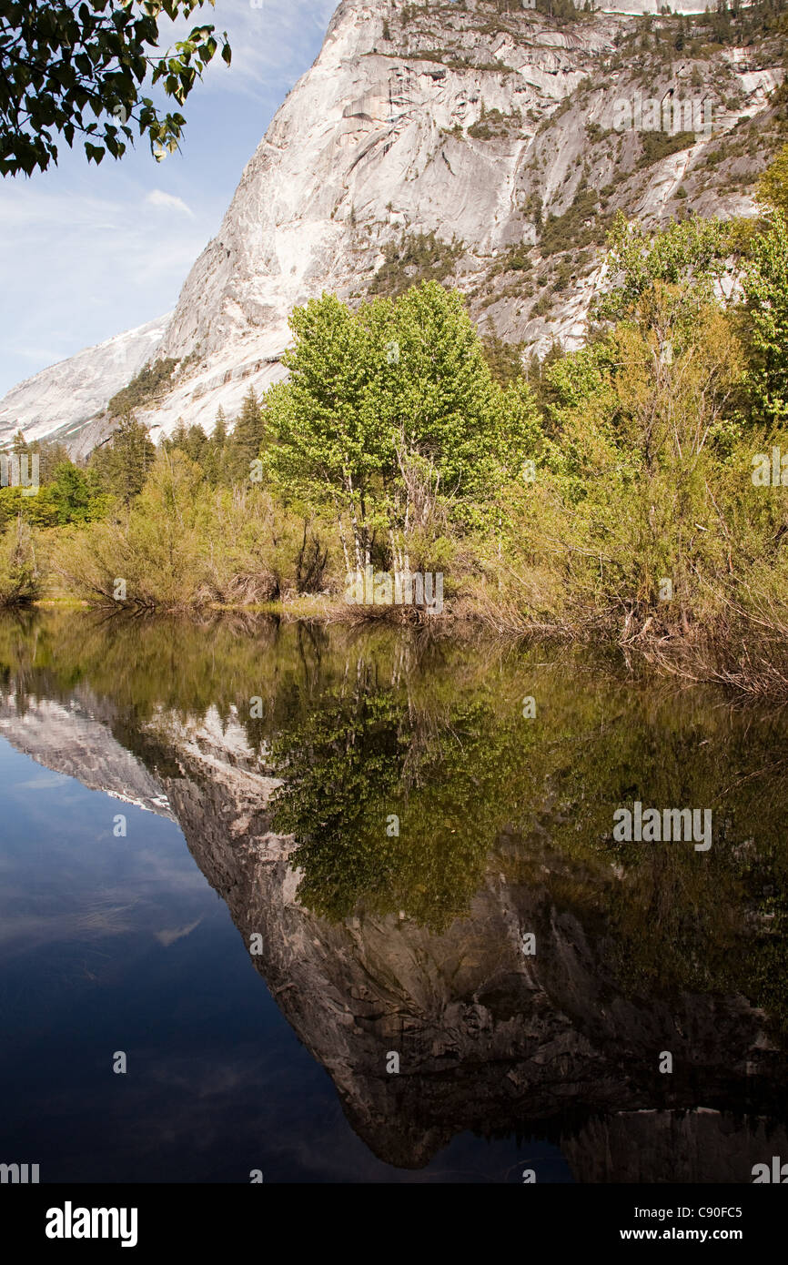 Mirror Lake, Yosemite National Park, California, USA Stock Photo