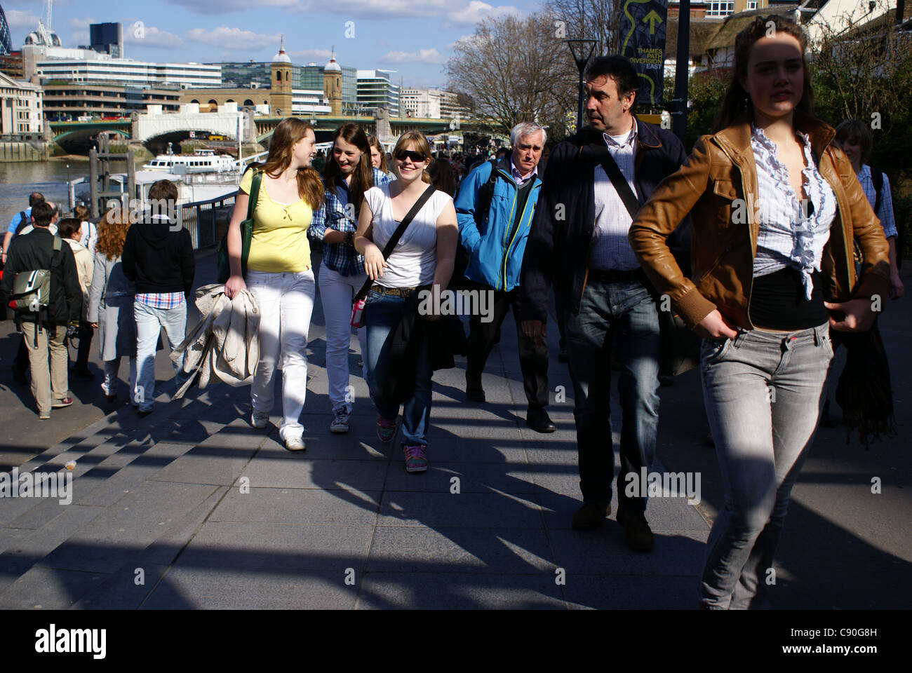 South Bank London Stock Photo - Alamy