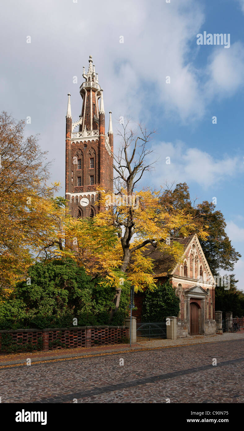 Bible Tower, Woerlitz, Dessau, Saxony-Anhalt, Germany Stock Photo