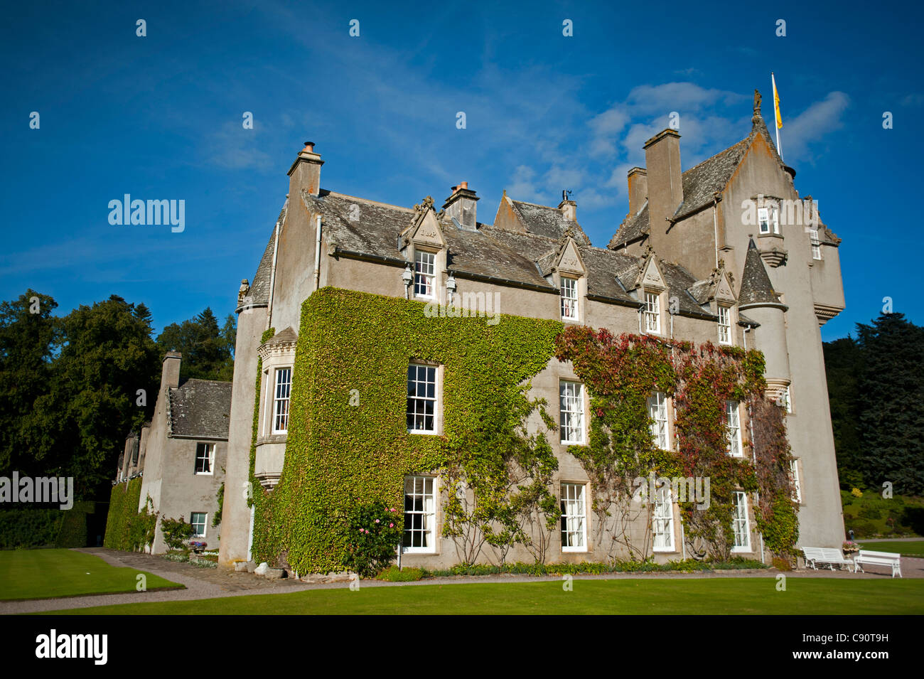 Ballindalloch Castle, Aberdeenshire, Scotland Stock Photo