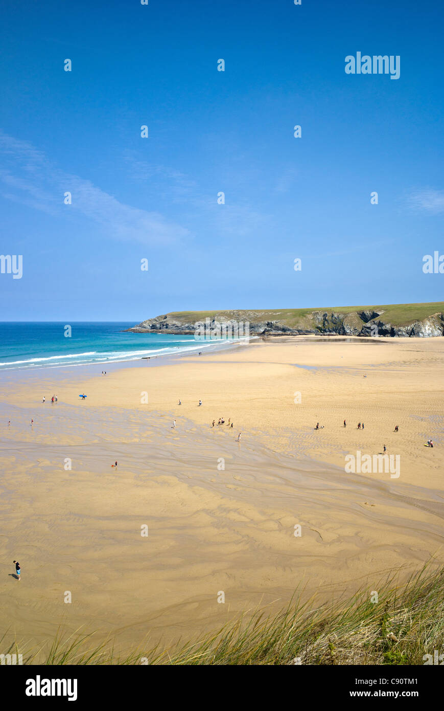 Holywell Bay, Cornwall, UK Stock Photo Alamy