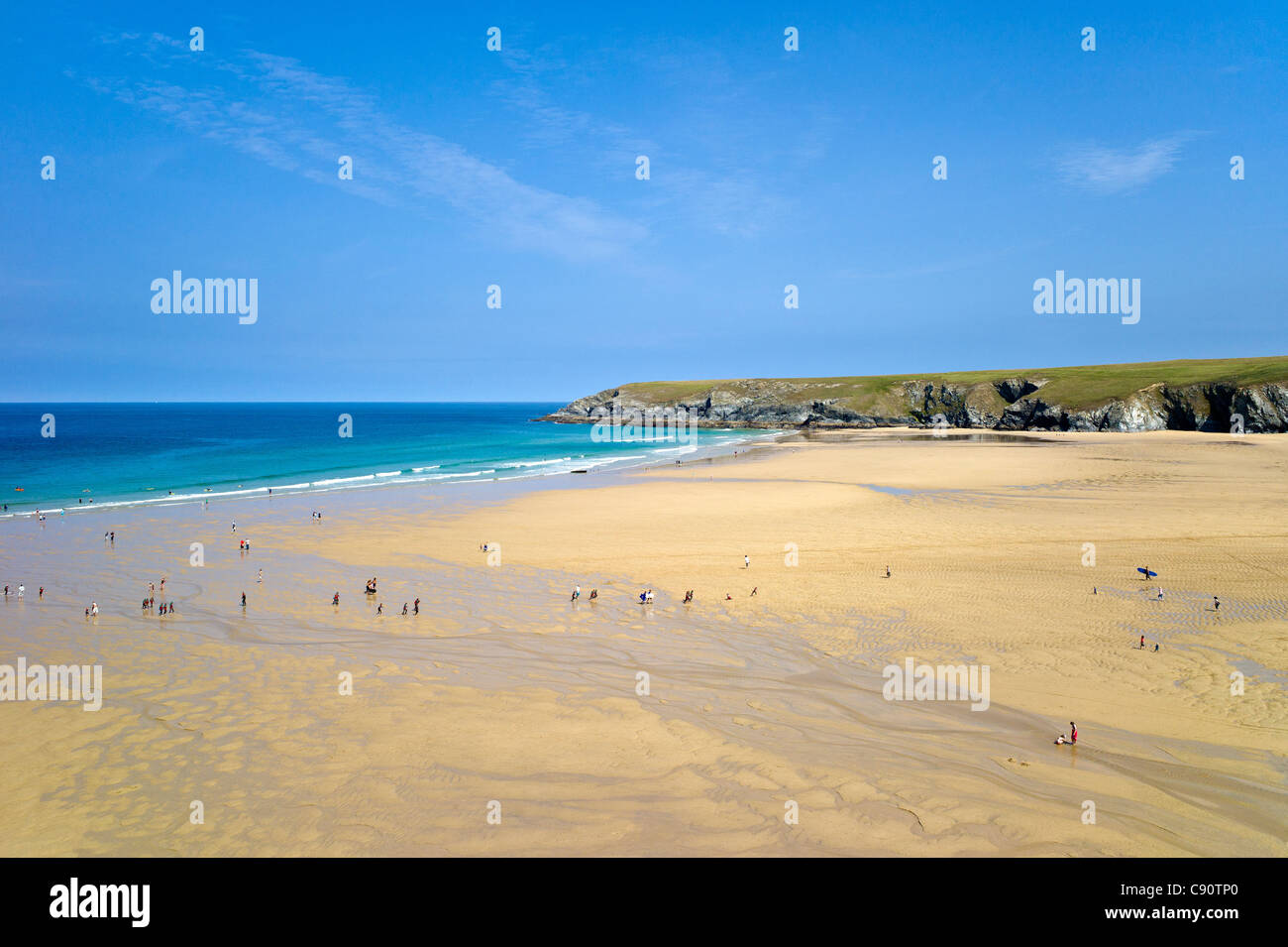 Holywell Bay, Cornwall, UK Stock Photo Alamy