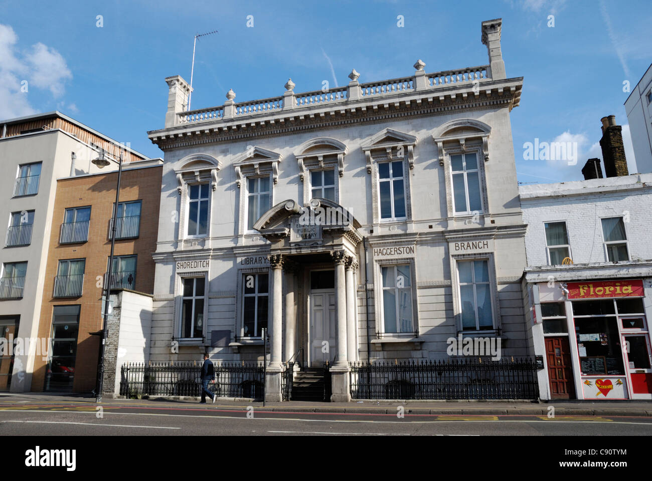 Shoreditch Library Haggerston Branch, London, England Stock Photo