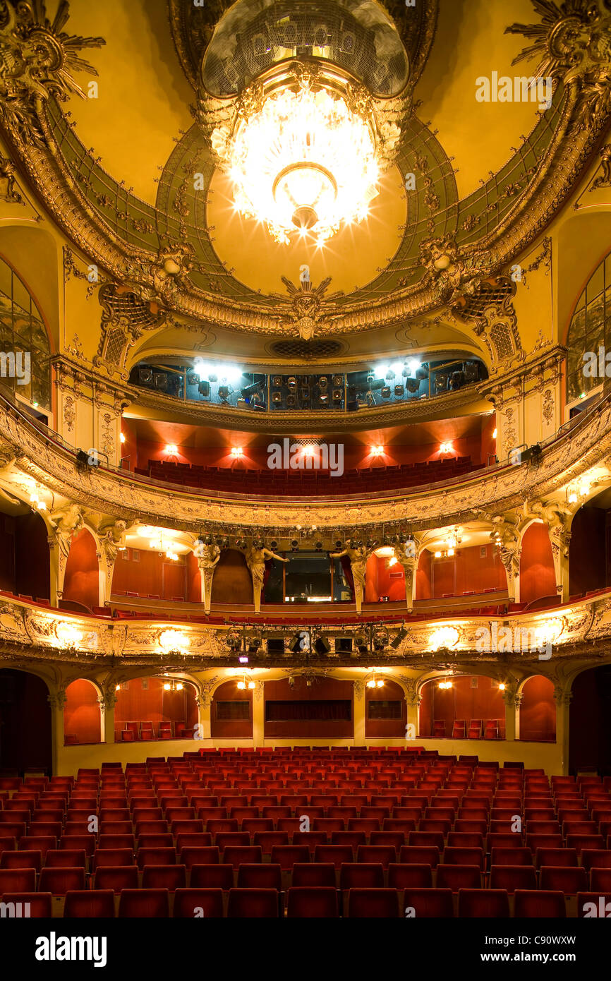 Deserted Theatre Berliner Ensemble, Theatre at Schiffbauerdamm, established by Bertolt Brecht, Berlin, Germany, Europe Stock Photo