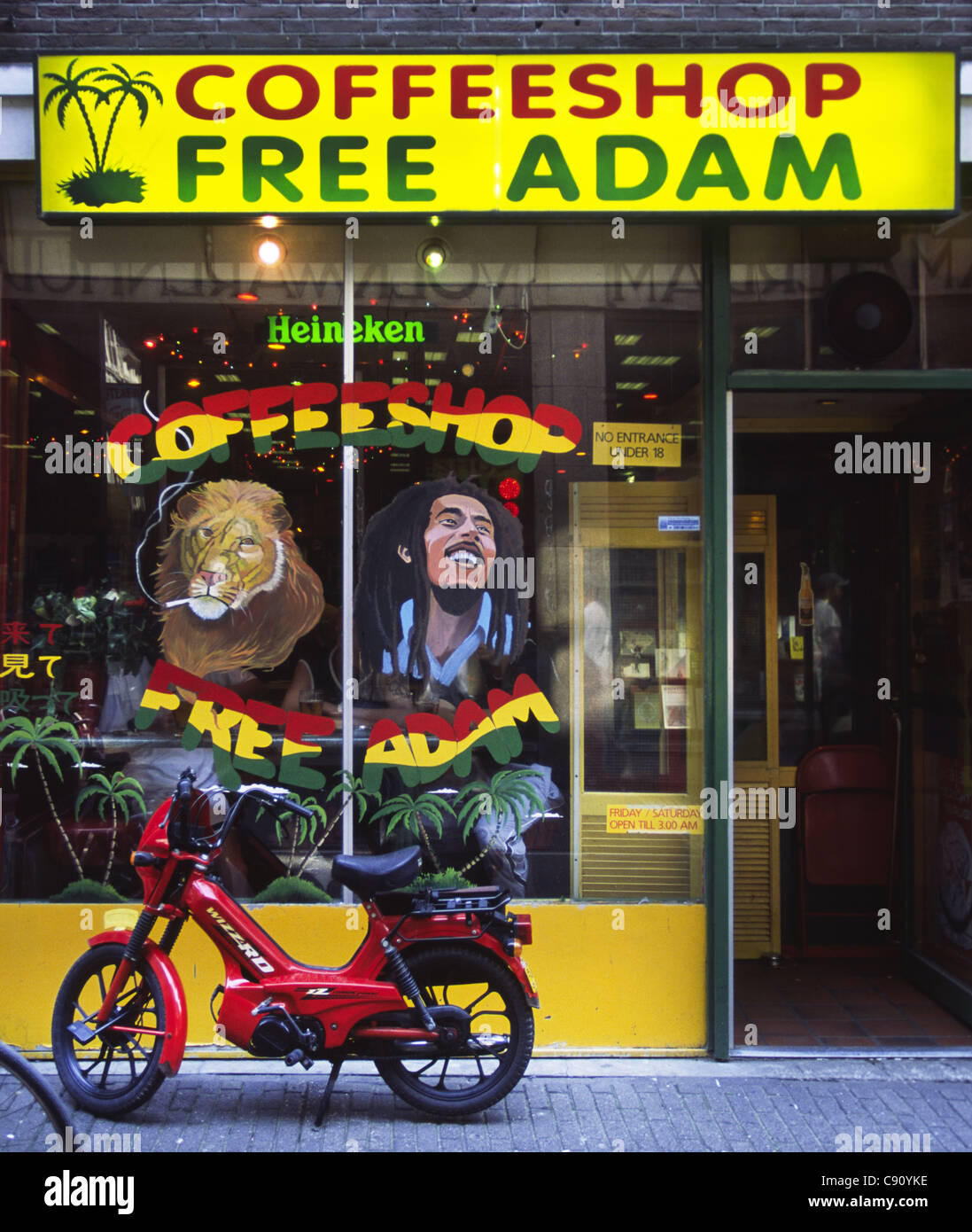 Coffee shop. Amsterdam, Holland Stock Photo Alamy