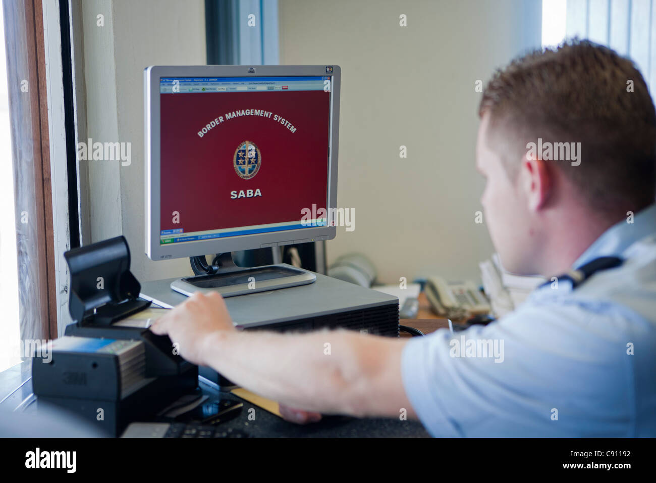Immigration officer hi-res stock photography and images - Alamy