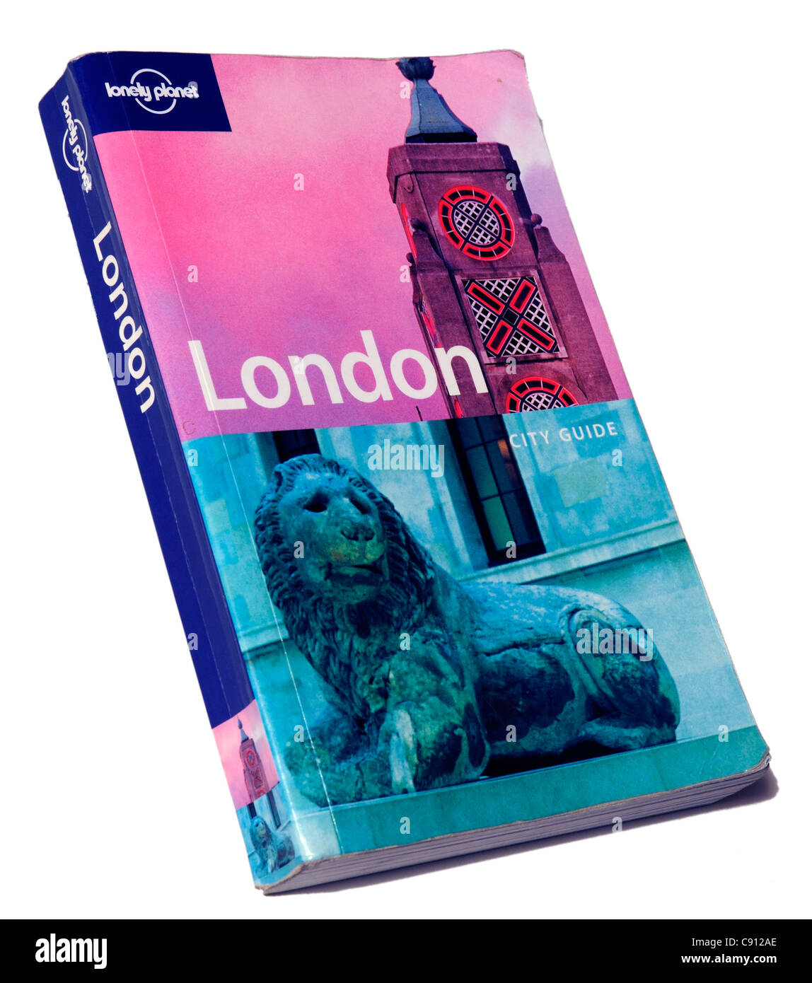 The Lonely Planet Guide to London Stock Photo