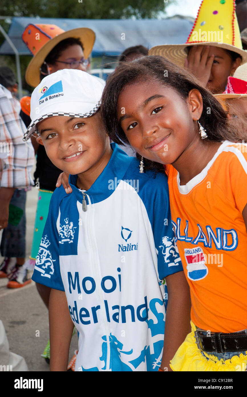 The Netherlands, Bonaire Island, Dutch Caribbean, Kralendijk, Carnival. Stock Photo