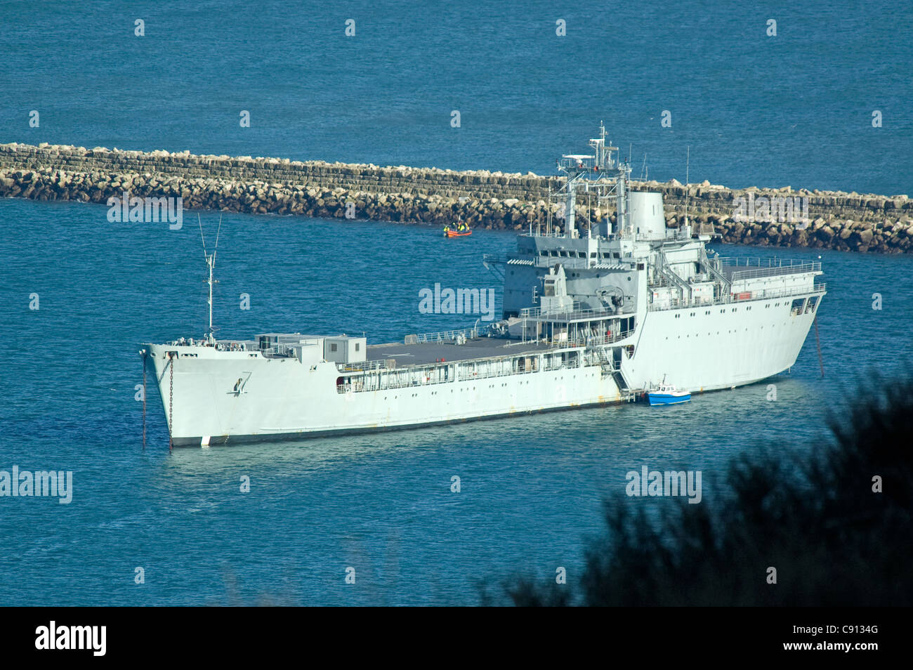 Porland harbour is one of the largest manmade harbours in the world. It