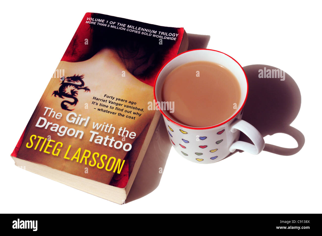 The Girl with the Dragon Tattoo by Steig Larsson Stock Photo