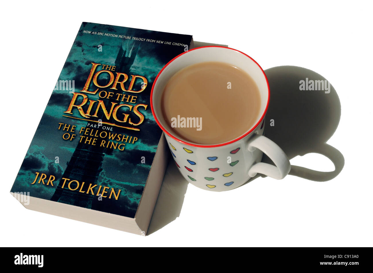 The Lord of the Rings by JRR Tolkein Stock Photo