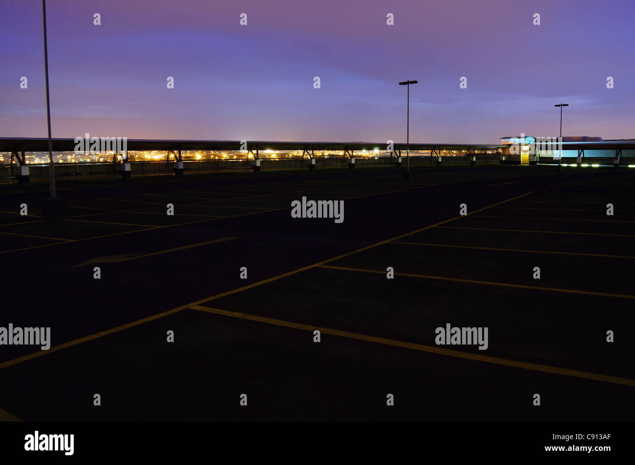 Multi story car park at Clarence Dock in Leeds Stock Photo Alamy