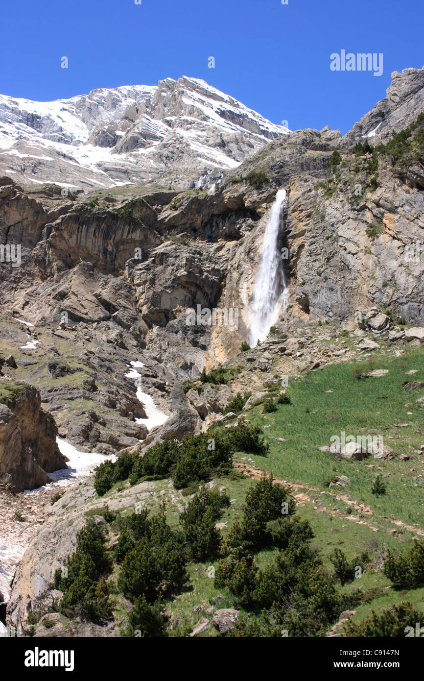 The Valle de Pineta is a glacial valley and cirque or natural bowl in ...