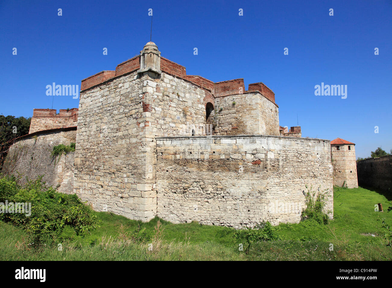Baba Vida medieval castle is a historic fort on a hilltop overlooking ...