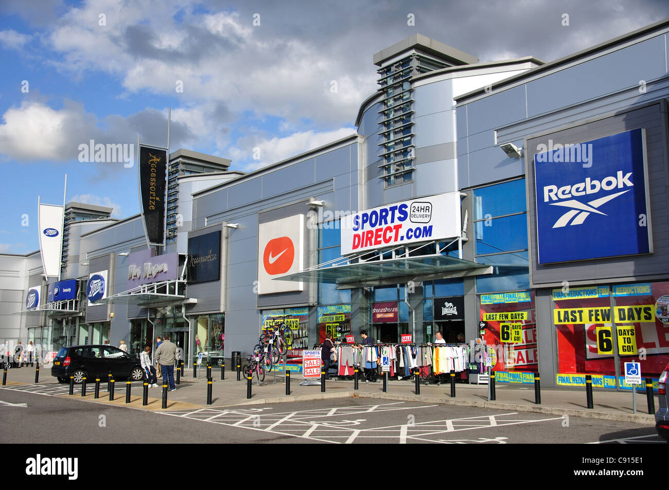 Colney Fields Shopping Park, London Colney, Hertfordshire, England