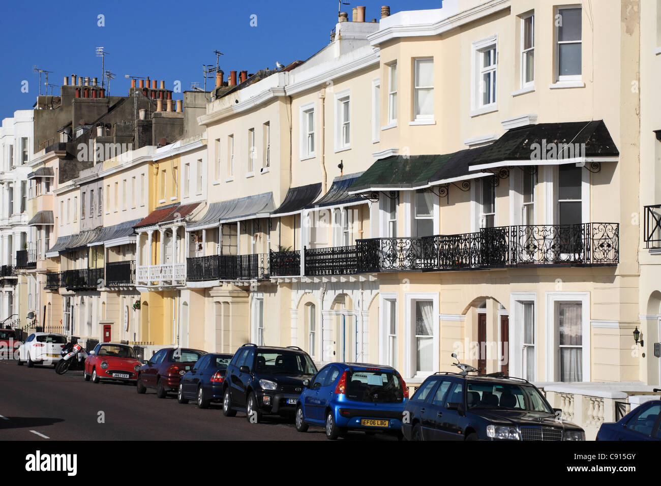 St Leonard's on Sea, East Sussex, South Coast, England, UK Stock Photo