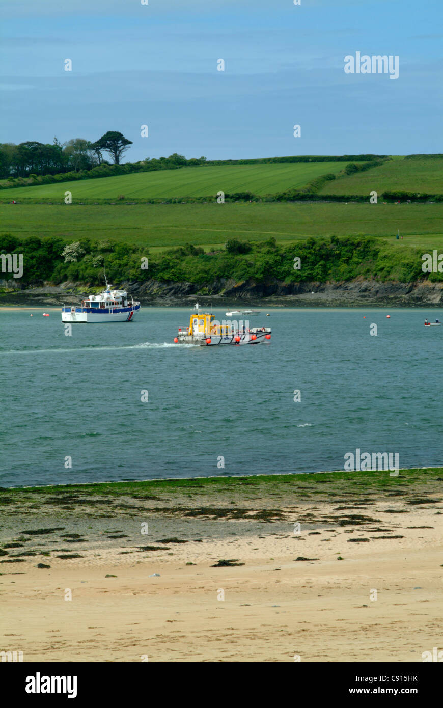 The Padstow Rock ferry (a Seakeeper 715) and named "Black Tor" runs between Padstow and Rock