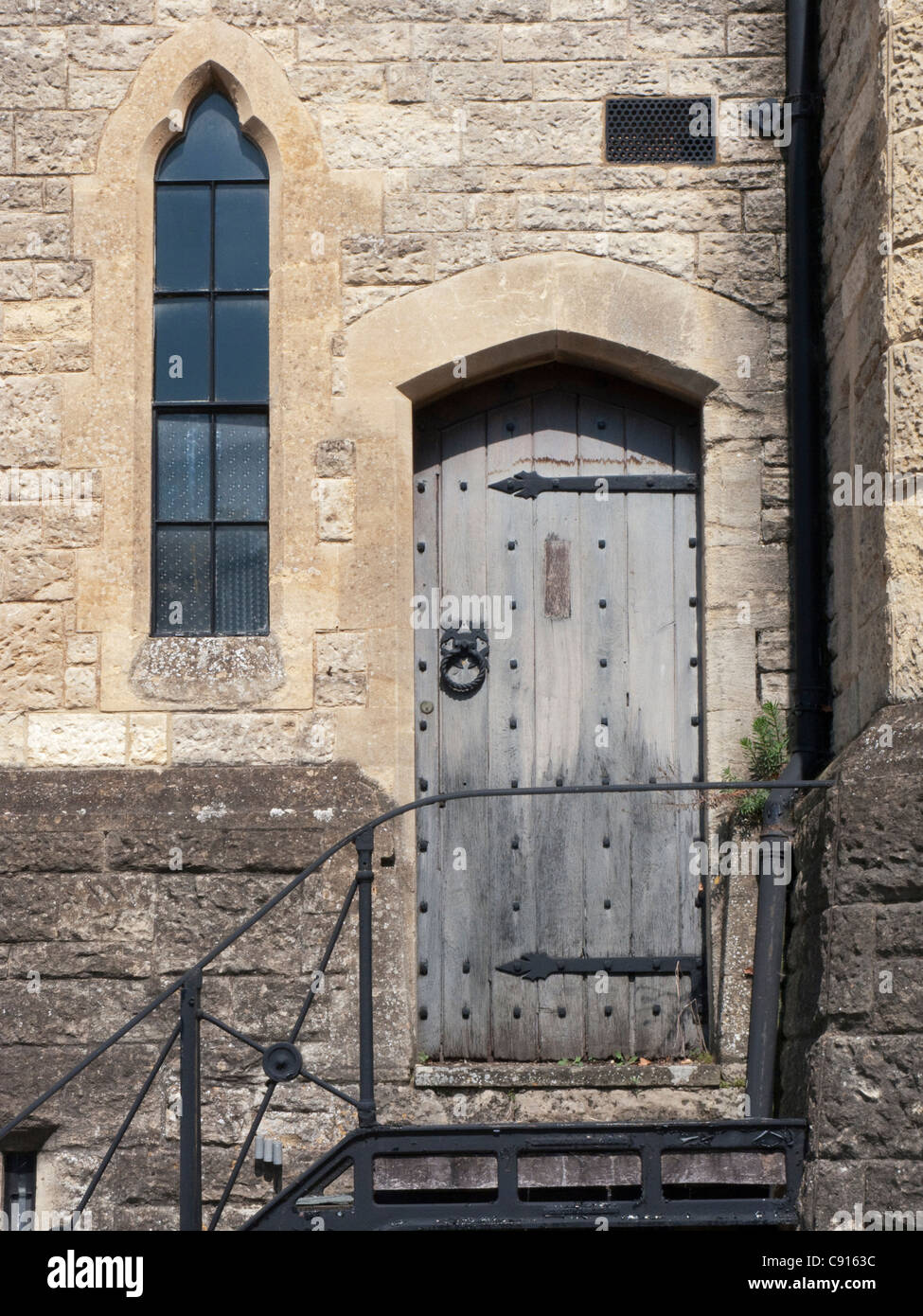 Cirencester has had a long history as a market and trading town. There are fine historic buildings in the town streets. Stock Photo