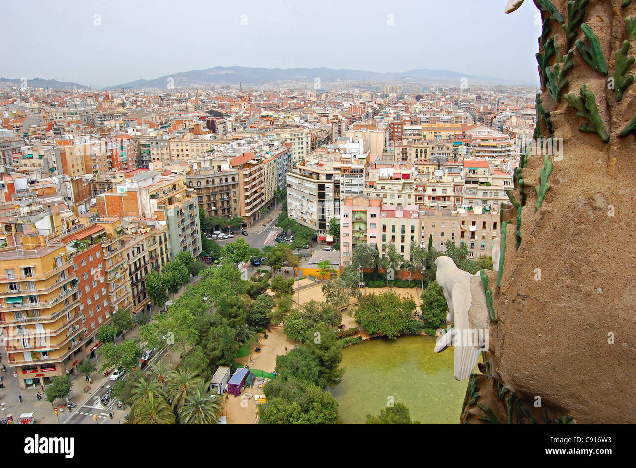 Sagrada Familia Spire Views, Barcelona, Spain Stock Photo - Alamy