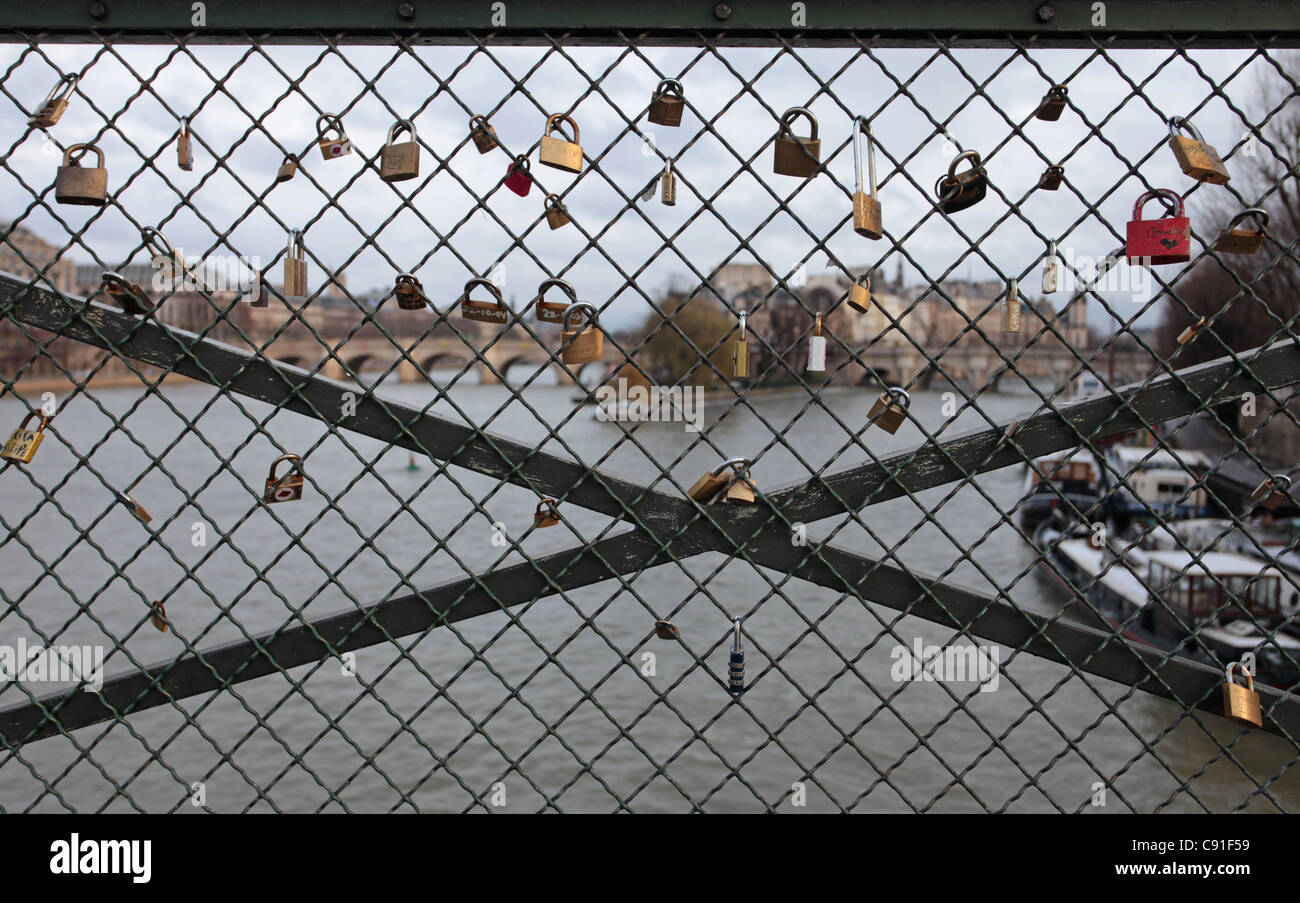 The Pont des Arts in Paris Stock Photo Alamy