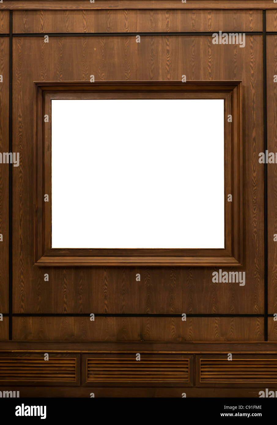 Wood frame hanging hires stock photography and images Alamy