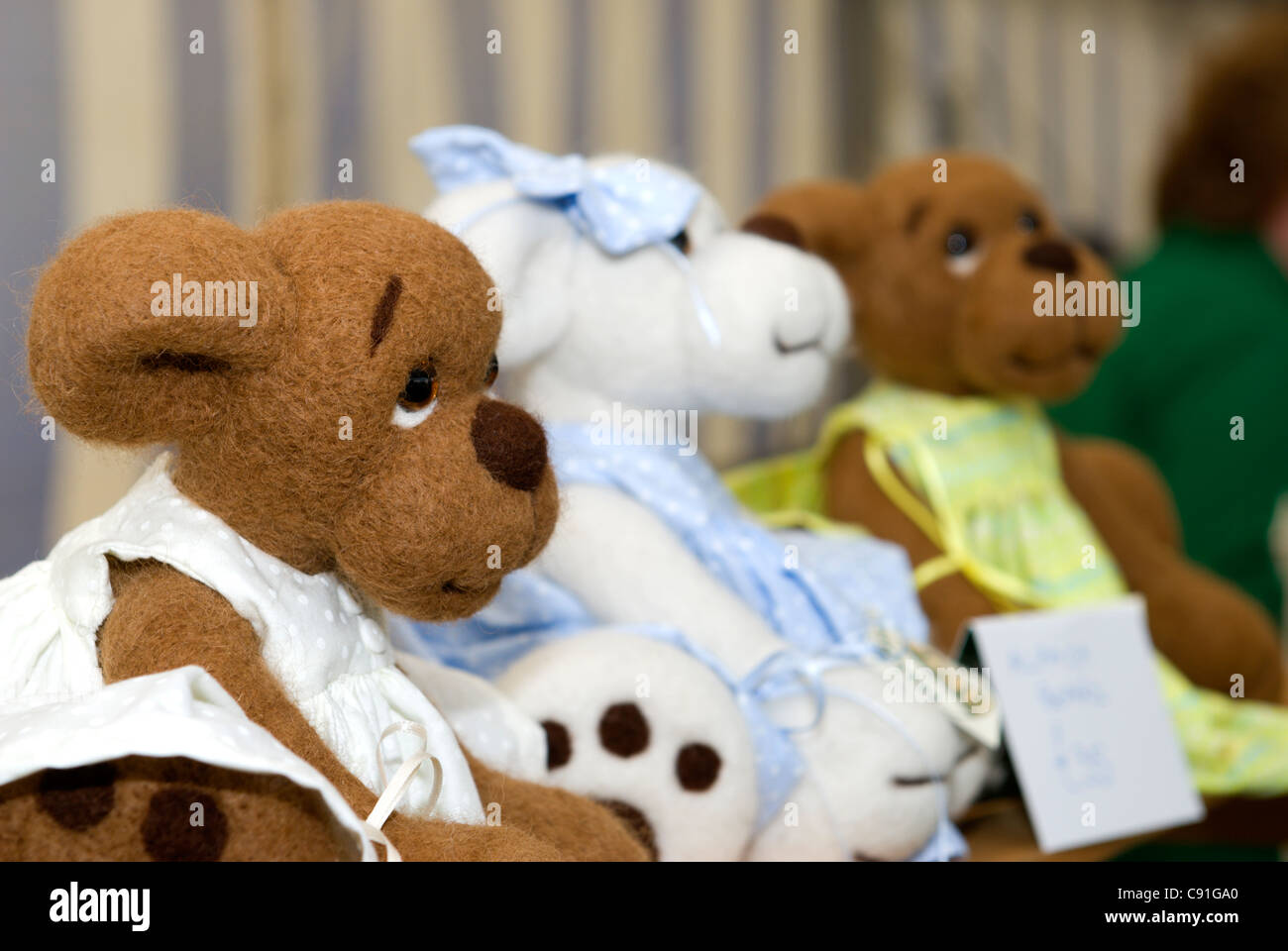Soft toys on display at the Edenbridge and Oxted Agricultural Show Stock Photo Alamy