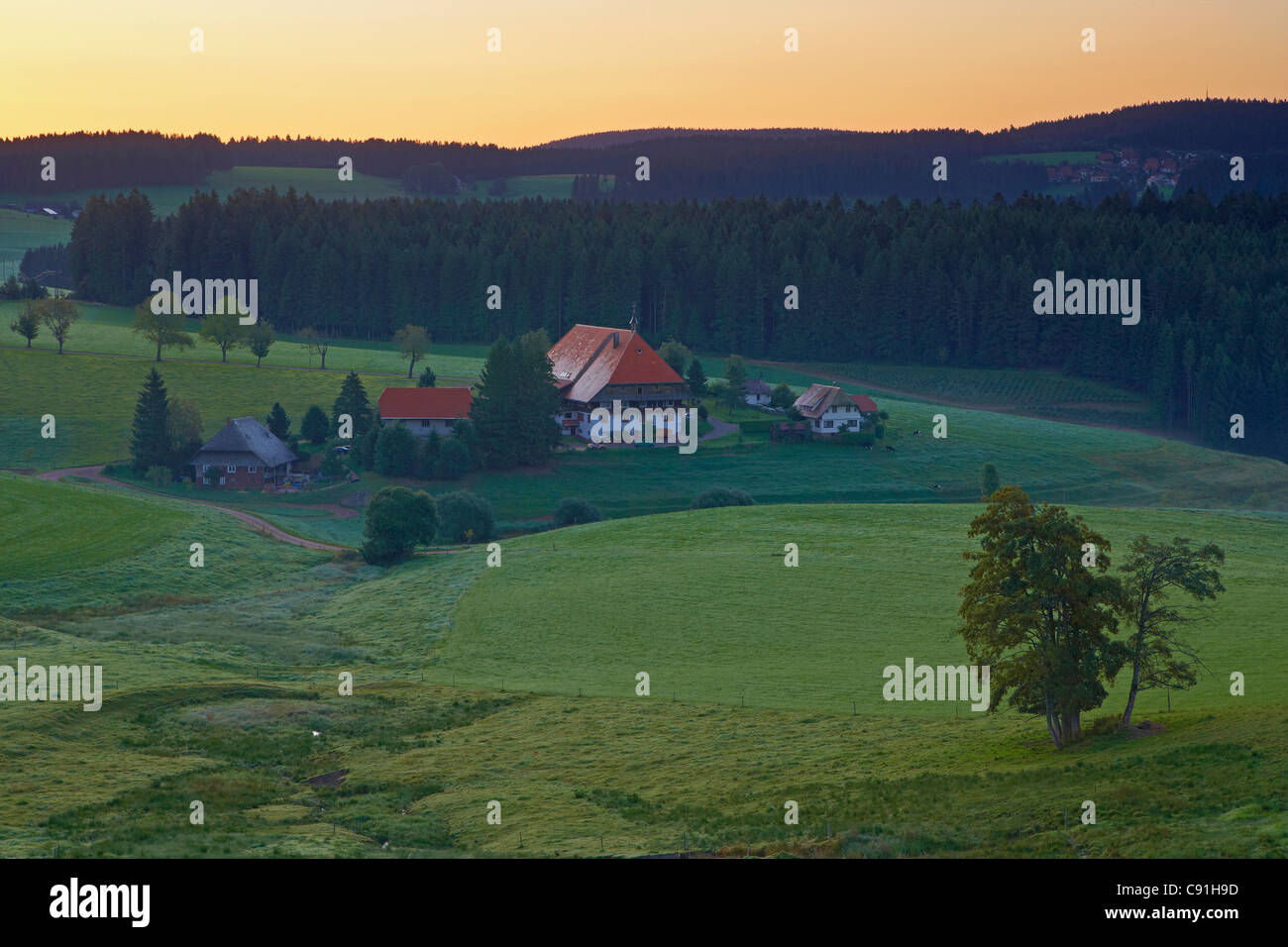 Fallerhof From The Tv Series Die Fallers Unterfallengrundhof Stock Photo Alamy