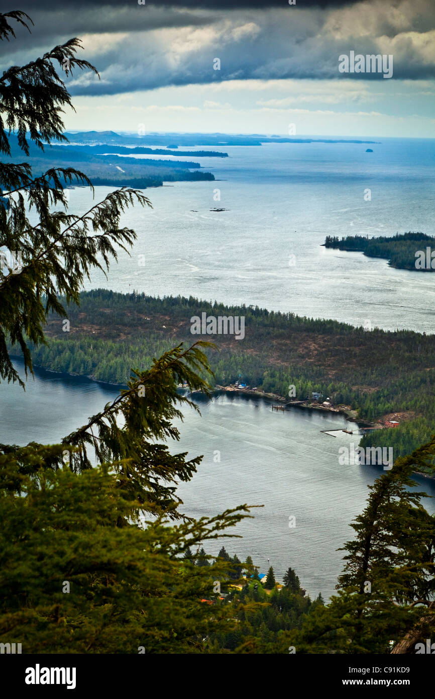 View of Pennock Island and Tongass Narrows from Deer Mountain Trail