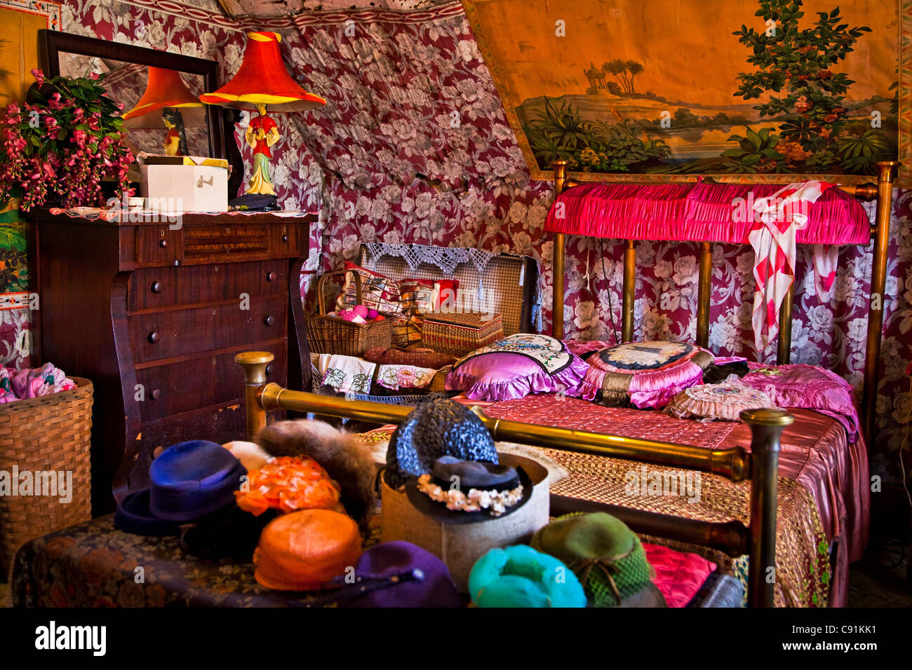 Interior of Dolly's House Museum, Ketchikan, Southeast Alaska, Summer