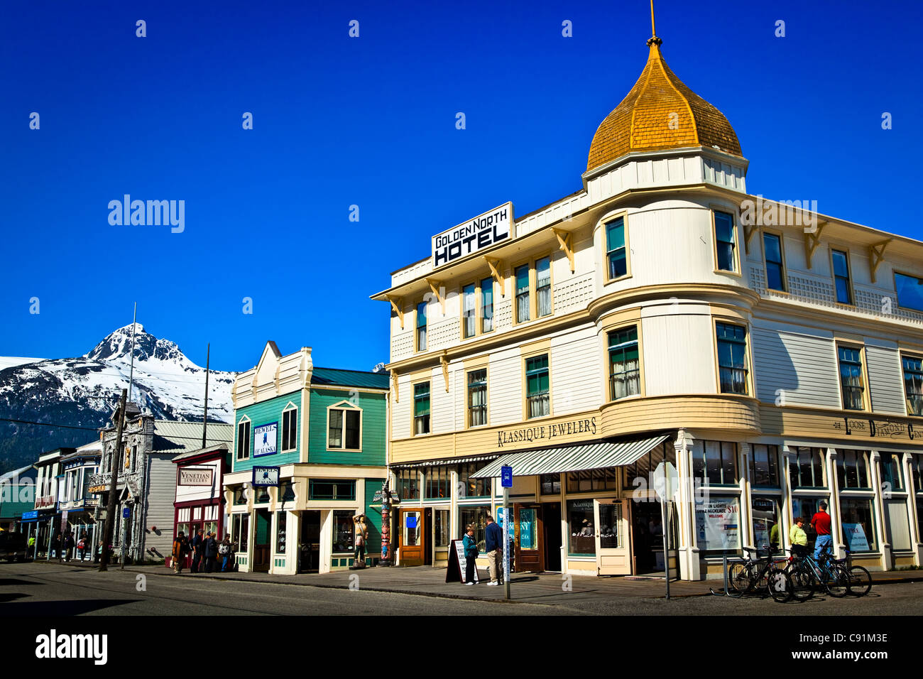 Historic downtown skagway alaska hires stock photography and images