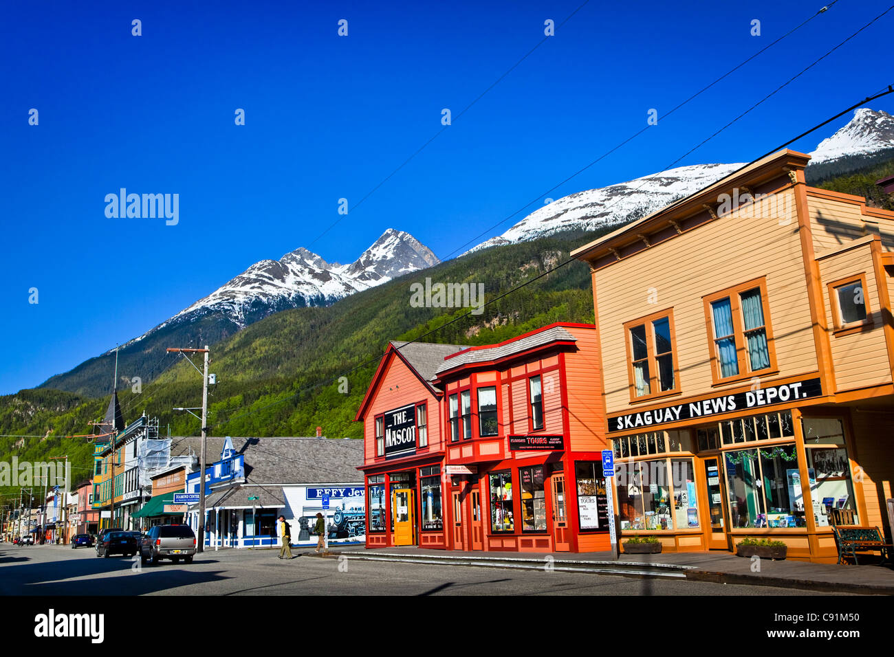 Alaska skagway buildings hires stock photography and images Alamy