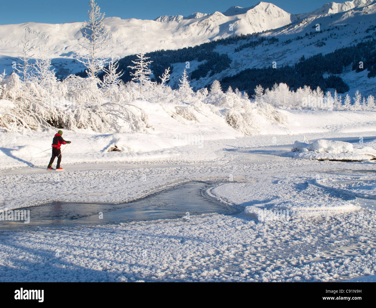 Ice skate alaska winter hires stock photography and images Alamy