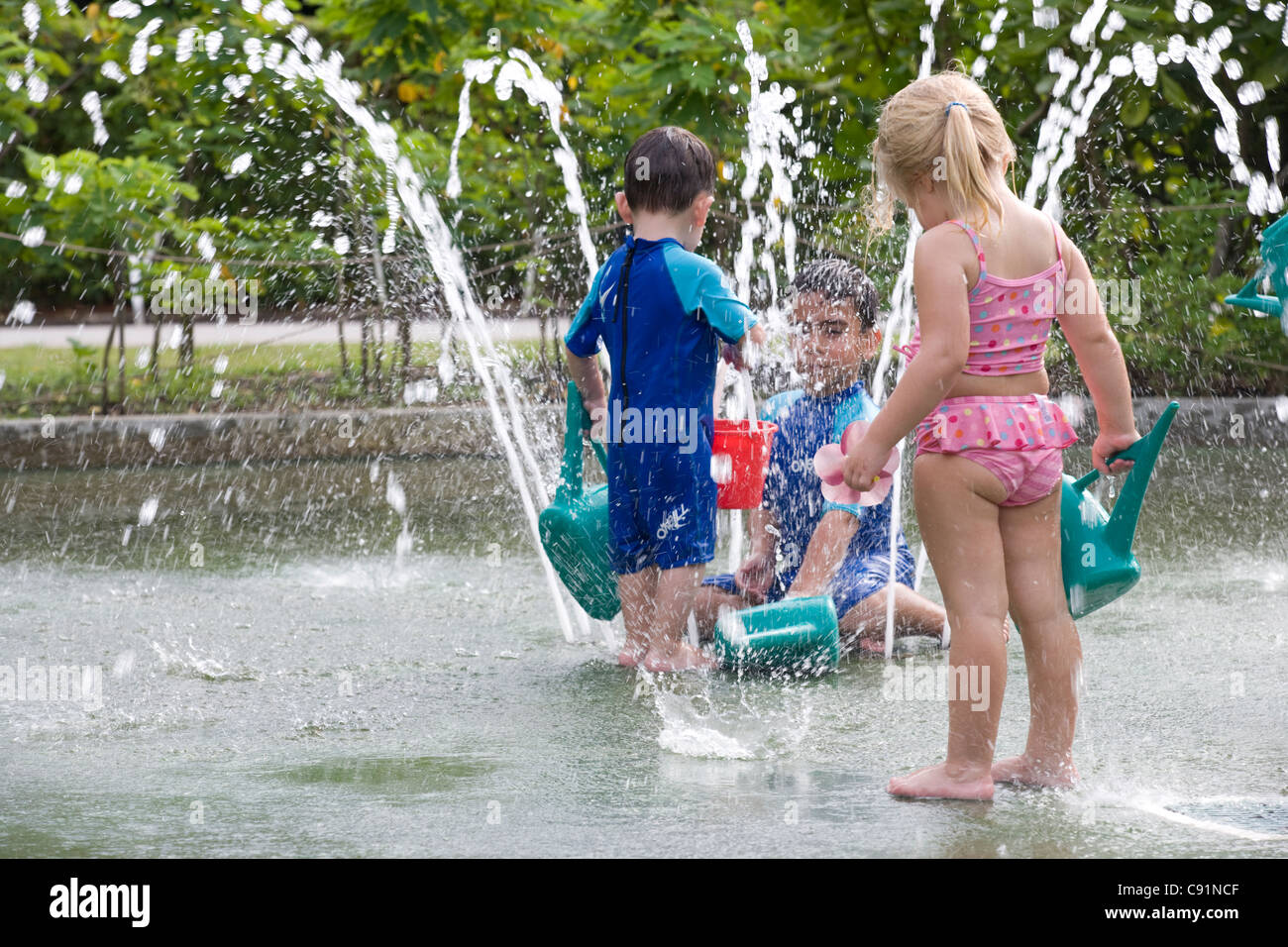 Botanic Gardens children's play area Stock Photo Alamy