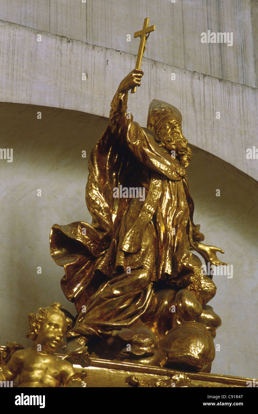 Tomb of Saint Procopius of Sazava in the All Saints Church in the ...