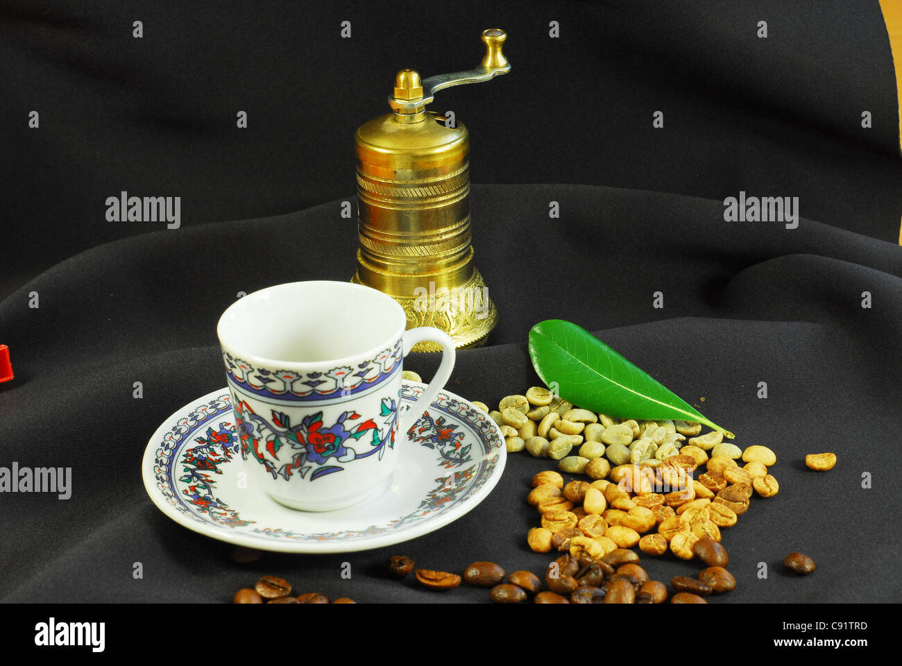 set for a delicious coffee Stock Photo