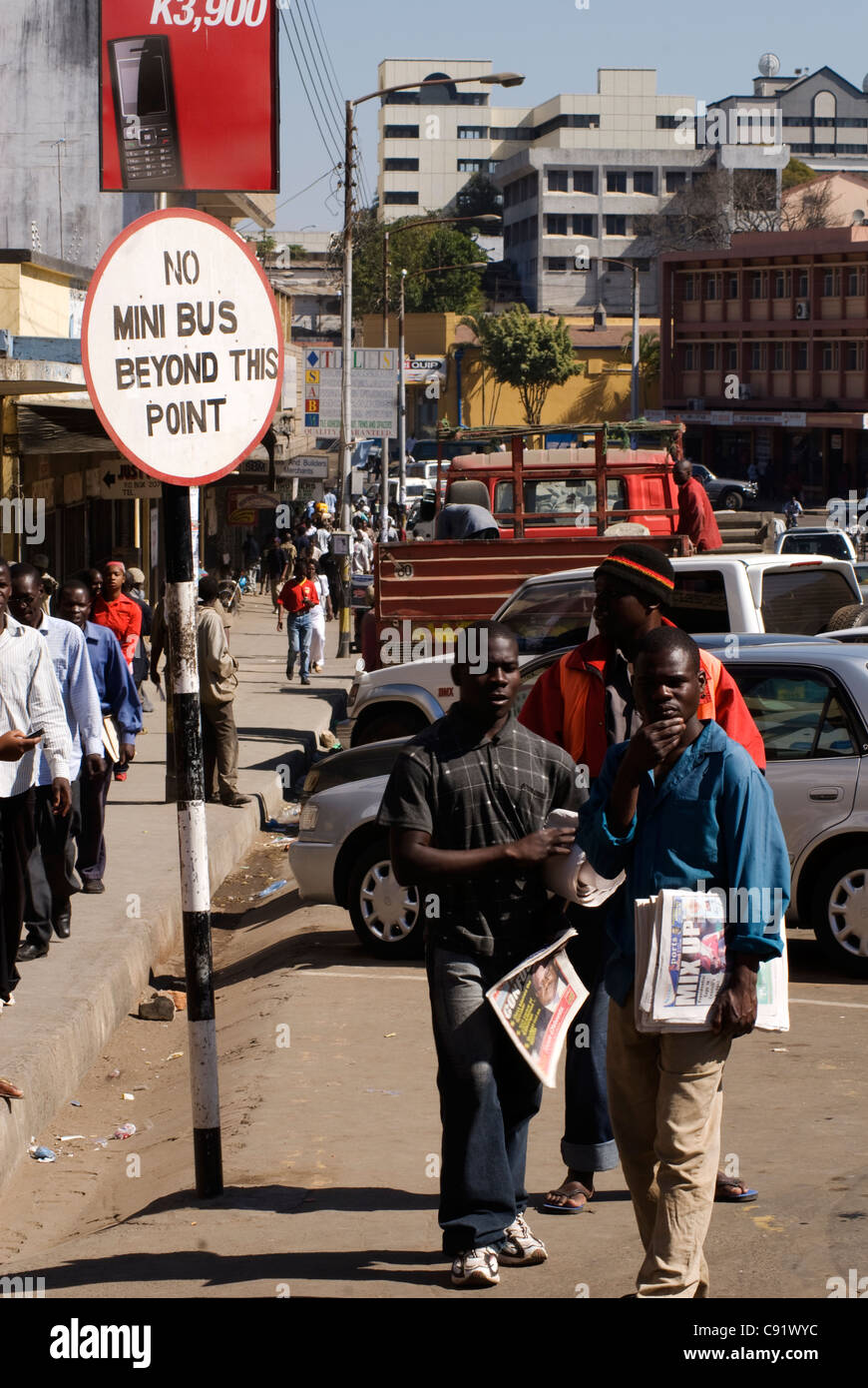 Henderson Street in Blantyre town has many small shops and businesses