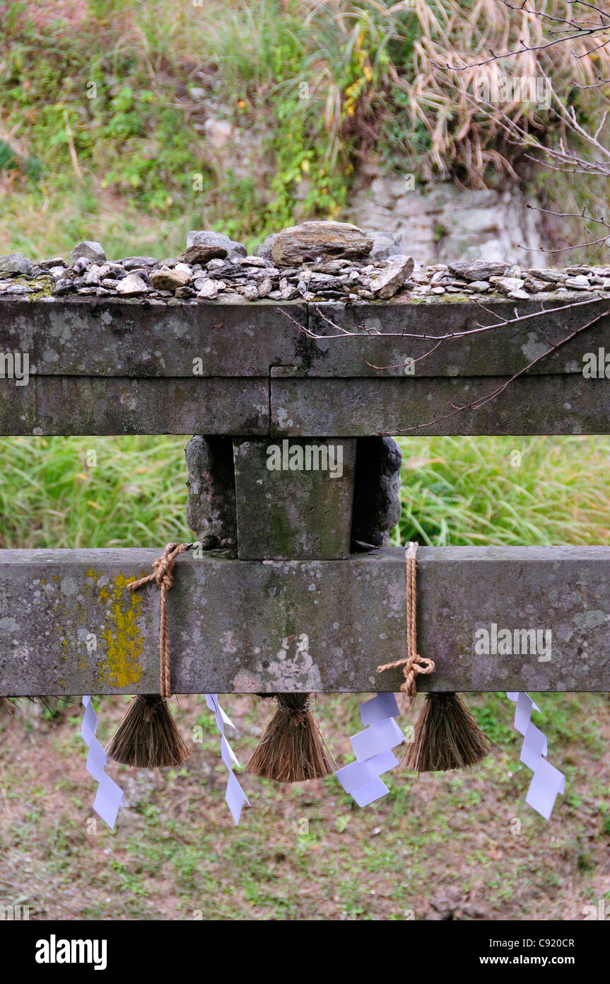Shinto is a traditional Japanese spiritual code and temples fences are ...
