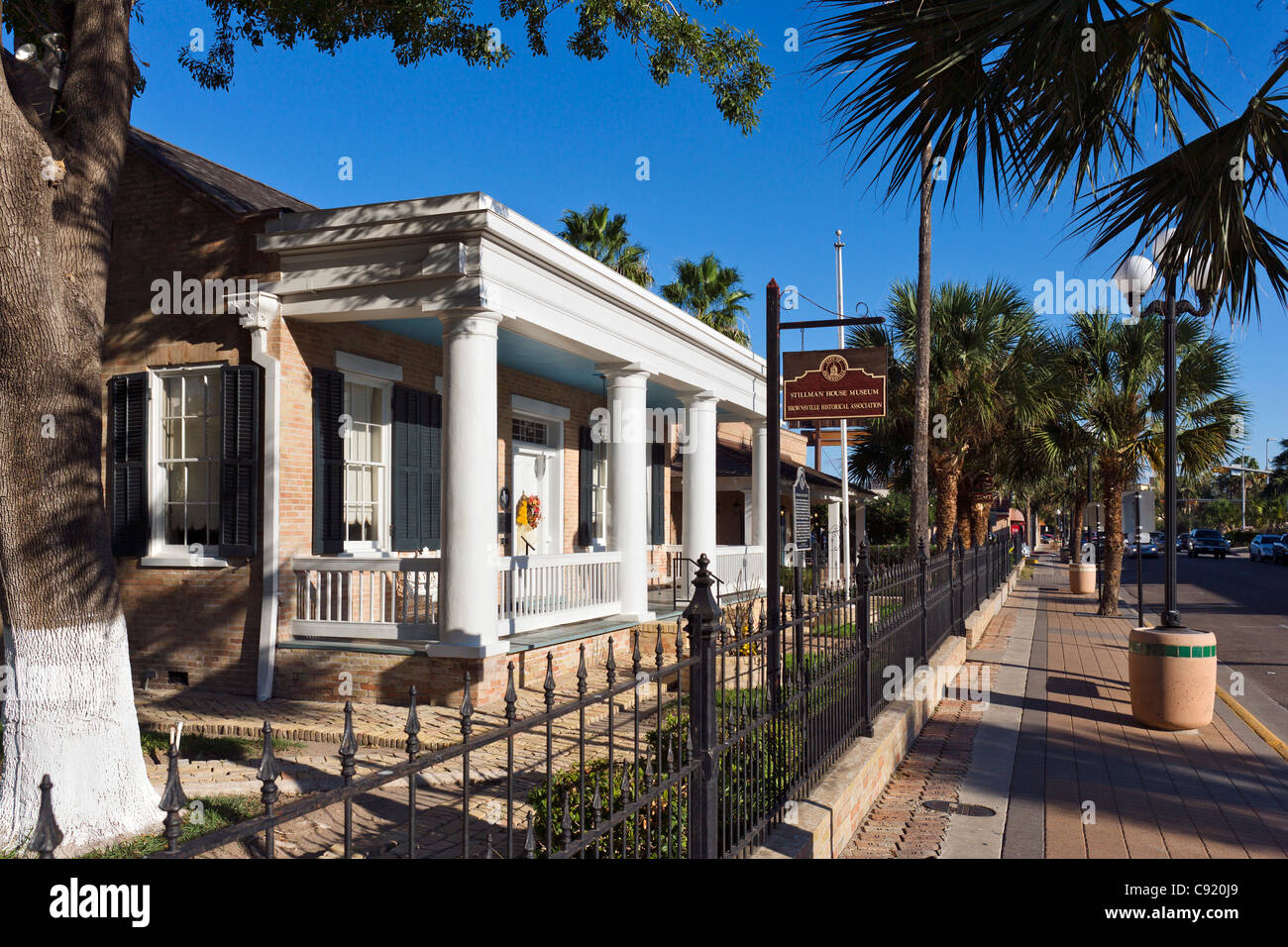 The Stillman House Museum on E Washington Street, Brownsville, Texas, USA Stock Photo