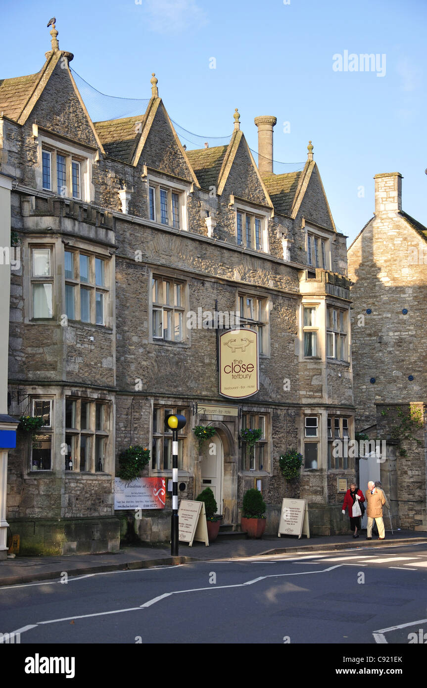 The Close Hotel, Long Street, Tetbury, Cotswold District, Gloucestershire, England, United Kingdom Stock Photo